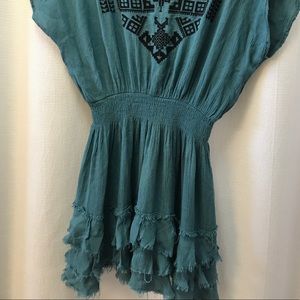 Ecote mini dress/ cover up / long top